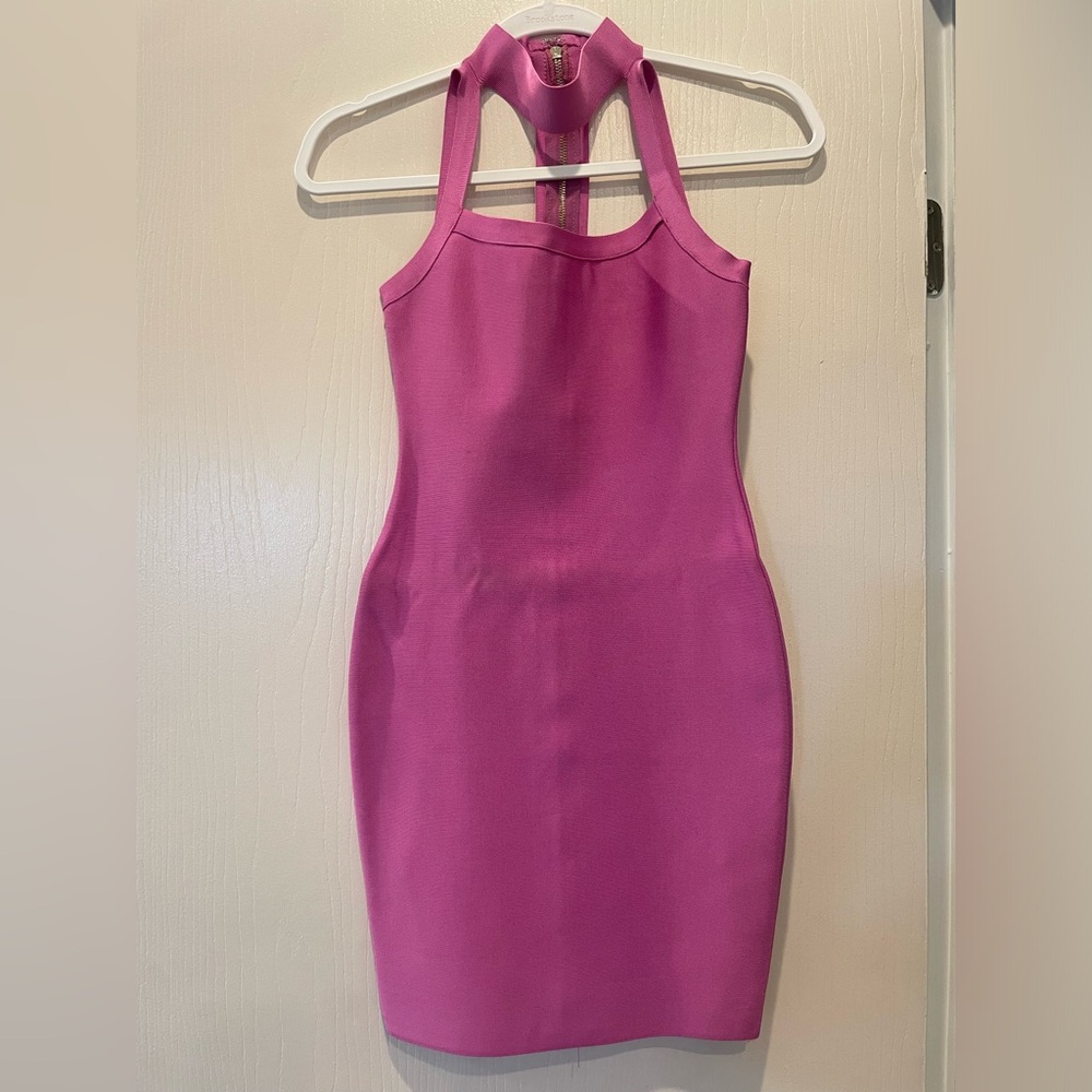 Brand new with tags, hot Miami styles, bandage dress size small Hot pink